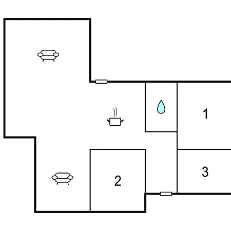 Сasa de vacaciones 3 Bedroom Amazing In *